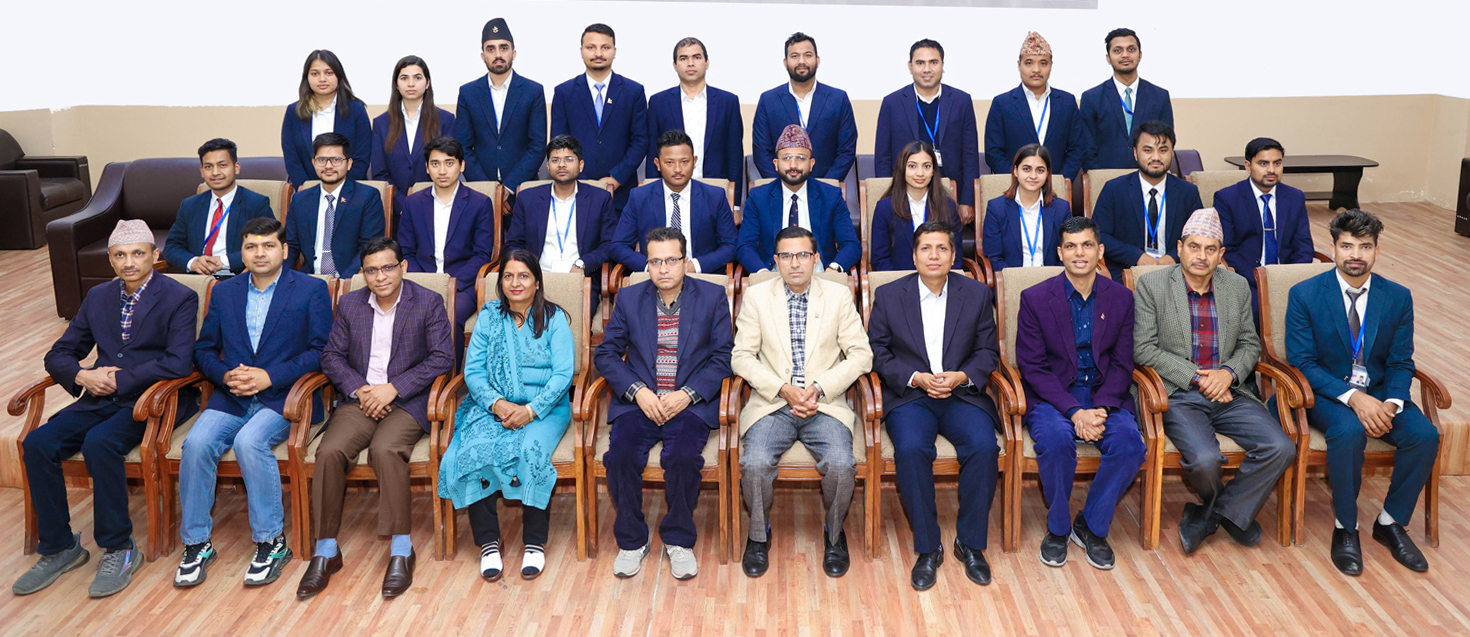 Group Photo with participants of Officer Level Induction Training on Revenue Administration 2080 (Annapurna Group)